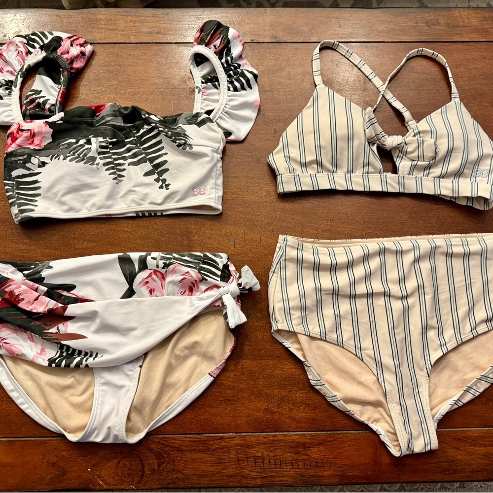 Albion Striped Bikini Bottoms - Picture 4 of 7